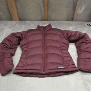 Patagonia Down Jacket Women XS  Berry Quilt Insulated Light Packable Puffer VTG